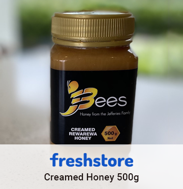 500g creamed NZ bush honey